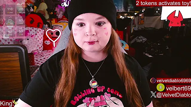 VelvetDiablo online show from February 12, 1:11 am