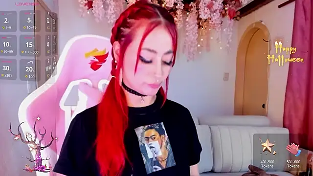 Snapshot of Mia-Bloom chatting on October 22, 1:28 am Mia-Bloom online show from October 22, 1:28 am