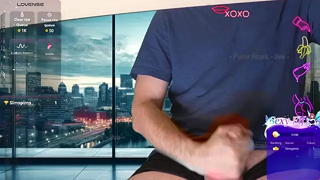 Snapshot of PeterNoak chatting on December 3, 7:44 pm PeterNoak online show from December 3, 7:44 pm