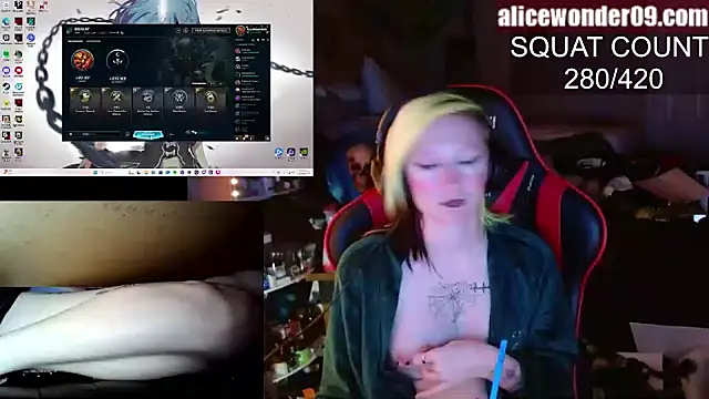 alicewonder09 online show from January 19, 8:18 am