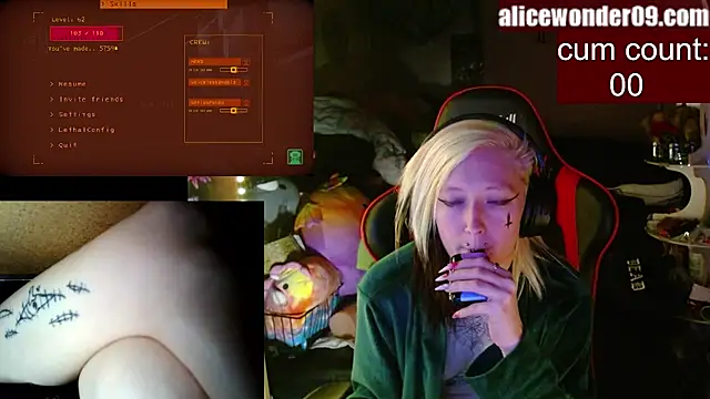 alicewonder09 online show from February 3, 7:51 am