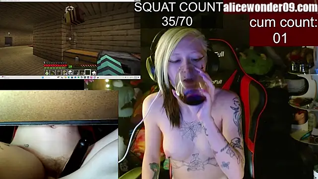 alicewonder09 online show from February 5, 10:30 am