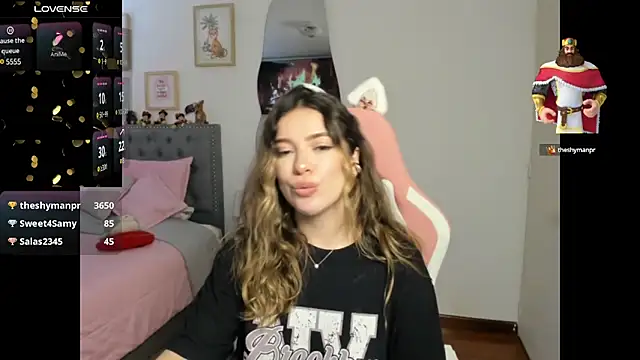 Snapshot of samysweet_8 chatting on February 17, 4:04 pm samysweet 8 online show from February 17, 4:04 pm