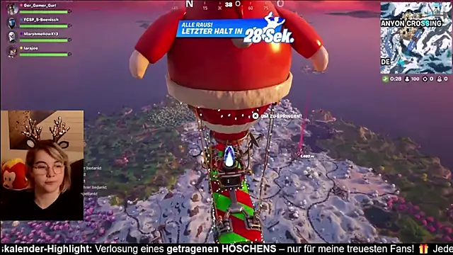 Snapshot of GamerGirl_Eve chatting on December 22, 7:10 pm GamerGirl Eve online show from December 22, 7:10 pm