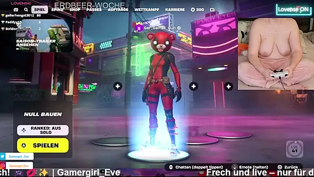 Snapshot of GamerGirl_Eve chatting on February 27, 10:20 pm GamerGirl Eve online show from February 27, 10:20 pm