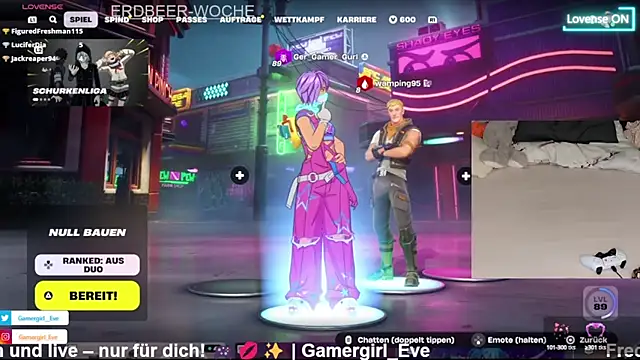 Snapshot of GamerGirl_Eve chatting on March 2, 10:59 pm GamerGirl Eve online show from March 2, 10:59 pm