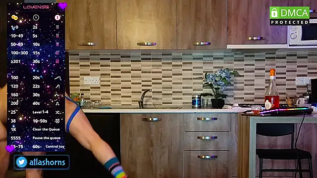 Snapshot of AtlasHorns chatting on January 2, 12:45 am AtlasHorns online show from January 2, 12:45 am