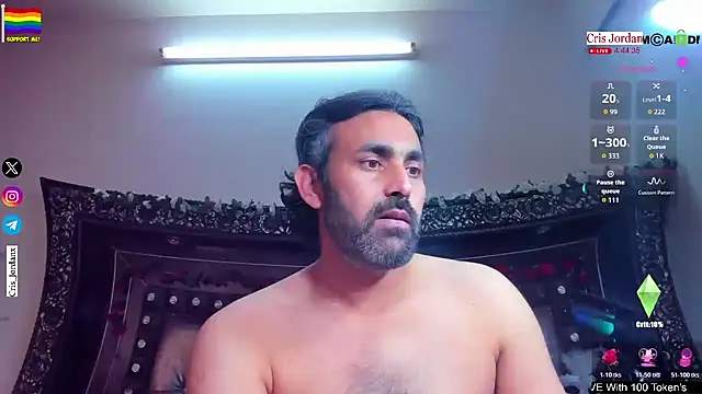 Snapshot of CrisJordan_Hot chatting on November 29, 9:34 am CrisJordan Hot online show from November 29, 9:34 am