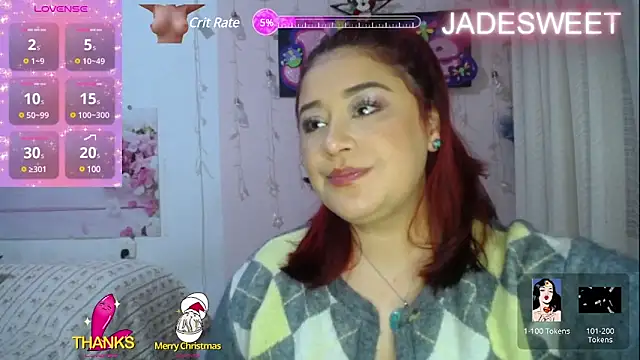 Snapshot of JADE_SWEET2 chatting on January 24, 9:47 pm JADE SWEET2 online show from January 24, 9:47 pm