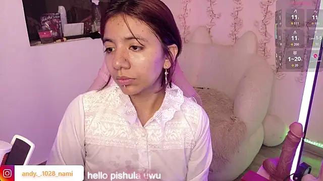 Snapshot of Nami_usagi chatting on April 26, 2:31 am Nami usagi online show from April 26, 2:31 am