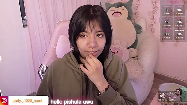 Snapshot of Nami_usagi chatting on May 27, 2:58 pm Nami usagi online show from May 27, 2:58 pm