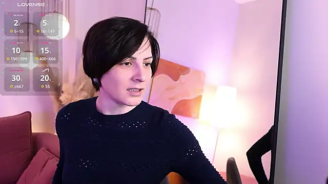 Snapshot of LorenDaze chatting on February 6, 7:56 am LorenDaze online show from February 6, 7:56 am