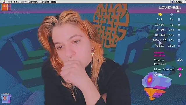 Snapshot of Kryptosworld chatting on February 28, 9:55 pm Kryptosworld online show from February 28, 9:55 pm