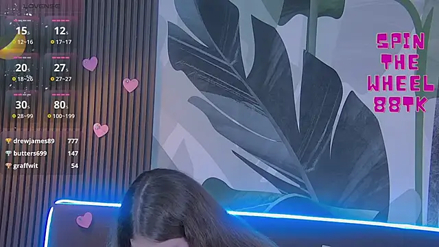 Snapshot of RubyValen chatting on February 12, 7:13 am RubyValen online show from February 12, 7:13 am