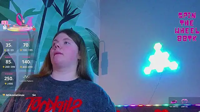 Snapshot of RubyValen chatting on February 11, 1:10 am RubyValen online show from February 11, 1:10 am