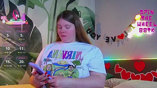 Snapshot of RubyValen chatting on February 13, 1:12 am RubyValen online show from February 13, 1:12 am