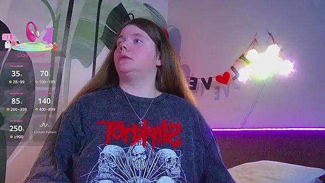 Snapshot of RubyValen chatting on February 22, 1:29 am RubyValen online show from February 22, 1:29 am