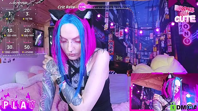 NekoCyber online show from March 14, 4:51 am