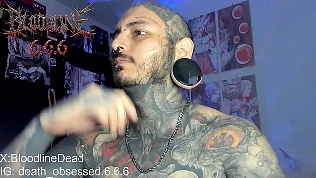 DEATHINK666XX online show from January 10, 2:52 pm