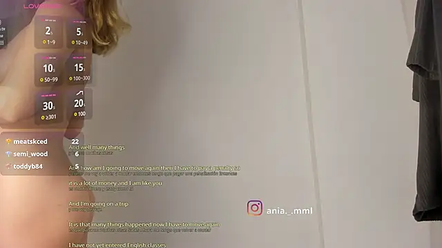 Snapshot of Ania_jones chatting on March 20, 12:19 am Ania jones online show from March 20, 12:19 am