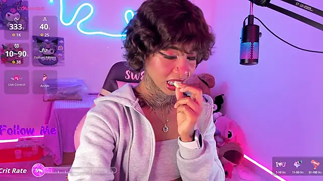 Snapshot of AshantiiSweet chatting on September 26, 12:25 am AshantiiSweet online show from September 26, 12:25 am