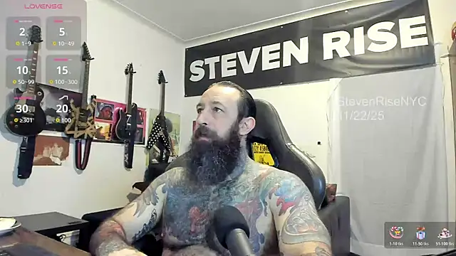 StevenRiseNYC online show from November 22, 10:31 pm